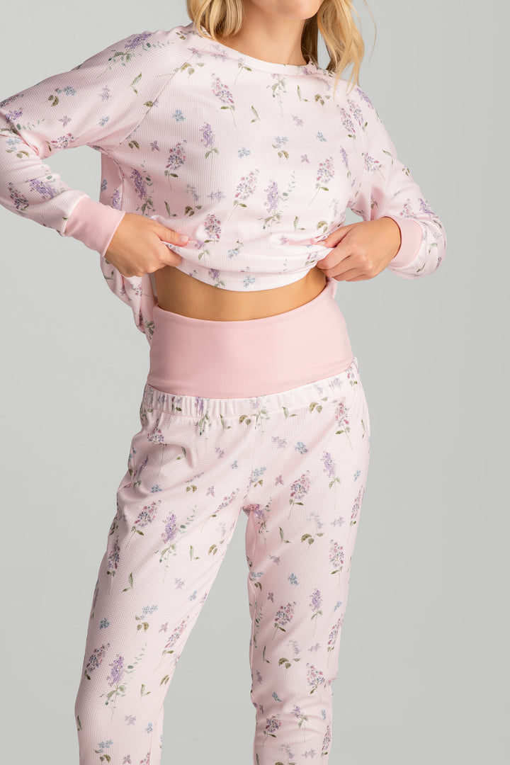 Blossom Belly Band Pajama Set