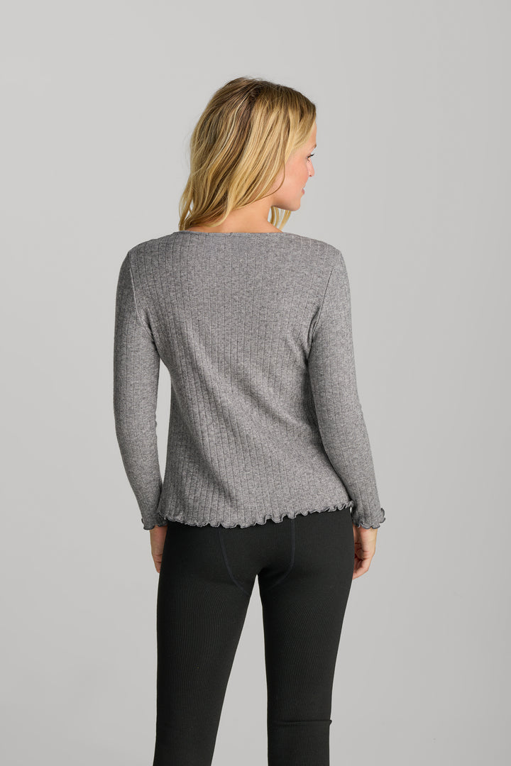 Cozy Rib Nursing Top