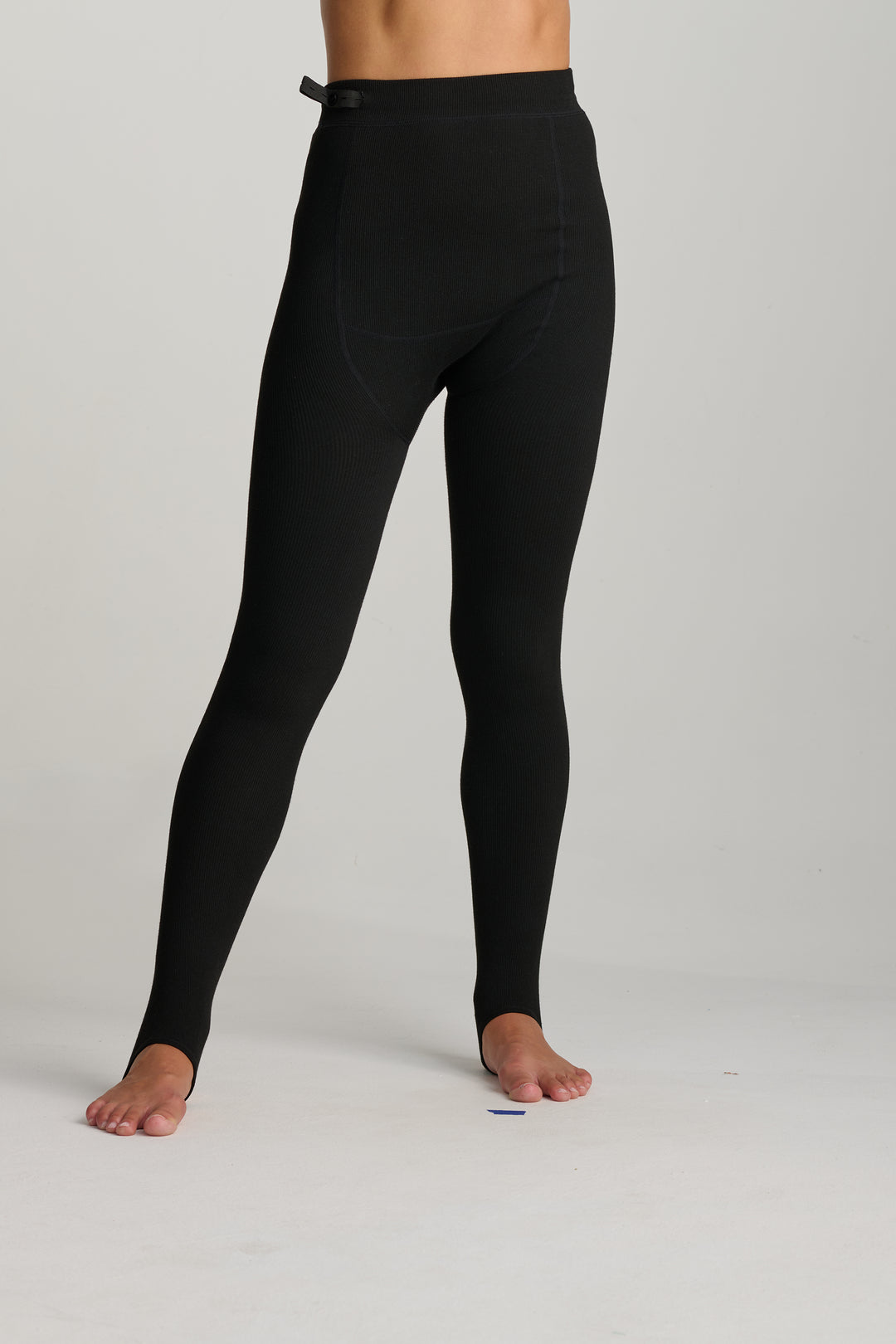 Soft Rib Stirrup Leggings with Belly Support
