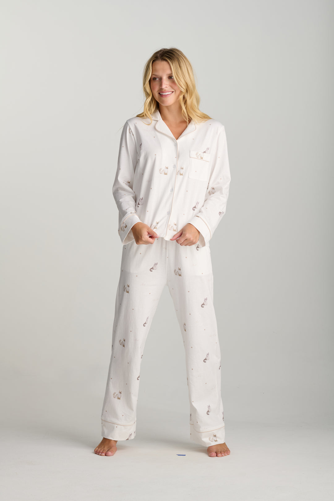 Sweet Kitty Pajama Set